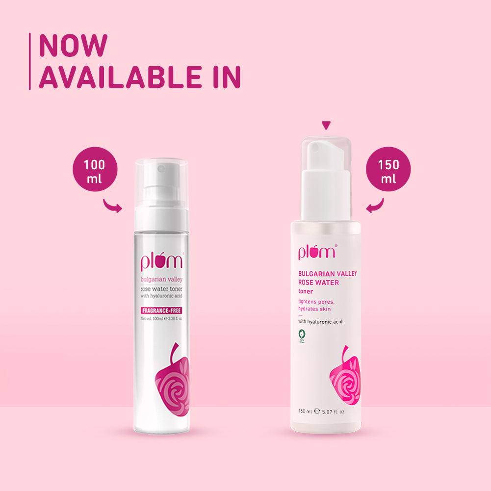 Plum Bulgarian Valley Rose Water Toner for tighter pores | Alcohol-Free Toner | Instantly Hydrates | Soothes & Calms Skin | Tightens Pores | Dermat-Tested, 100ml Buy at Indicrest Image 12