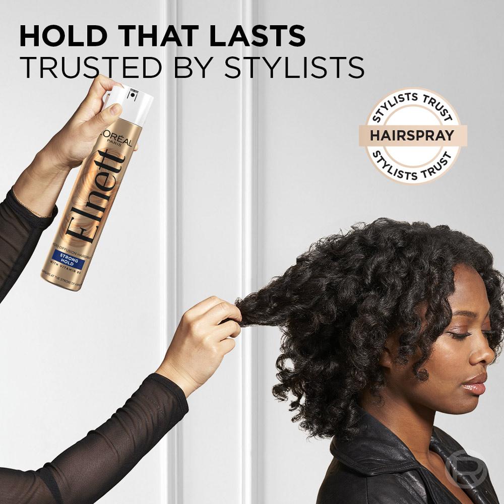 L'Oreal Paris Elnett Strong Hold Micro-Diffusion Hair Spray, 400ml Buy at Indicrest Image 5