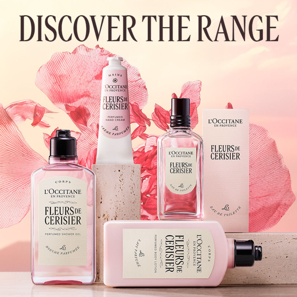L'Occitane Fleurs De Cerisier Perfumed Hand Soap, Cherry Blossom, 50gm