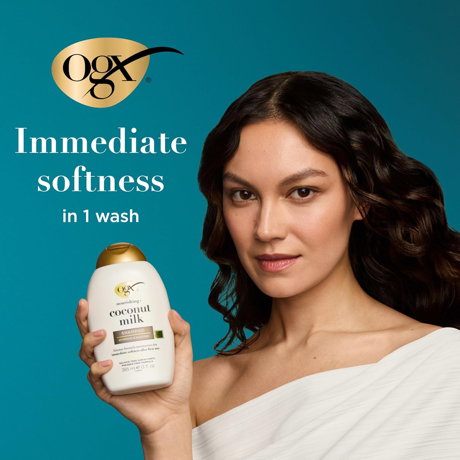 OGX Coconut Milk Shampoo, 385ml Buy at Indicrest Image 4