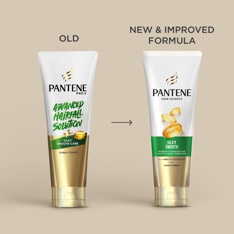 Pantene Hair Science Hair Fall Solution + Silky Smooth Care Conditioner, 200ml Buy at Indicrest Image 2