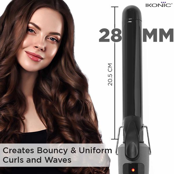 Ikonic Me Curl-me-up Hair Styler, Grey, 28 mm Buy at Indicrest Image 3