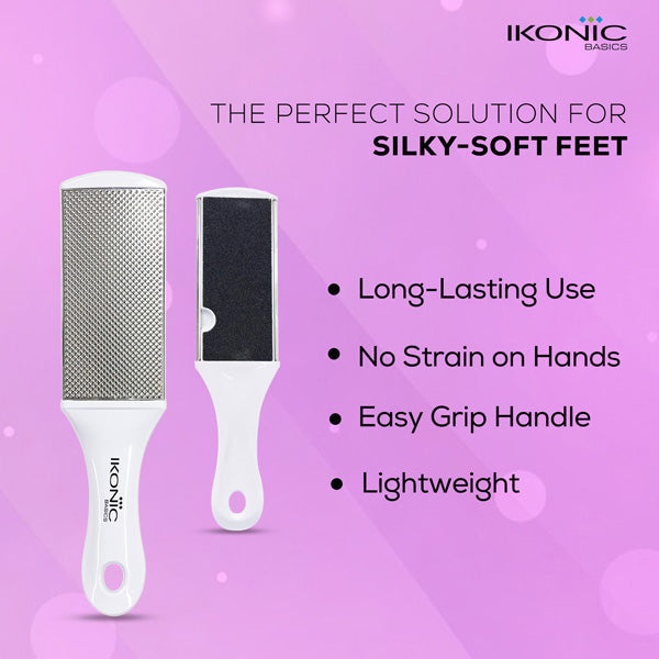 Ikonic Basics Stainless and Sand Paper Foot File IKB-727K Buy at Indicrest Image 5