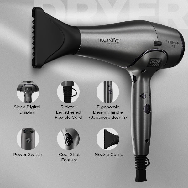 Ikonic Professional Finishing Line Hair Dryer Buy at Indicrest Image 4