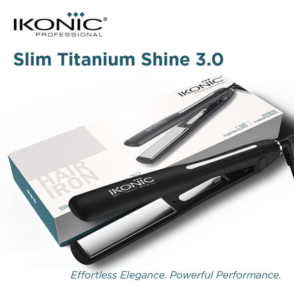 Ikonic Professional Hair Straightener - Slim Titanium Shine 3.0 Buy at Indicrest Image 2