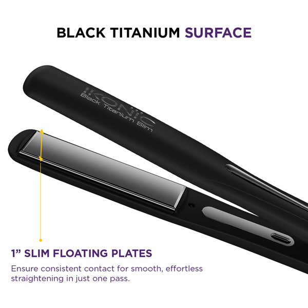 Ikonic Professional Black Titanium Slim 3.0 Hair Straightener Buy at Indicrest Image 4