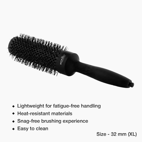 Ikonic Professional Extra Long Barrel Thermal Round Brush, TRB-32XL Buy at Indicrest Image 4