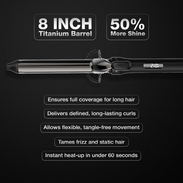 Ikonic Professional Curling Tong 2.0 Hair Curler, Size 28 Buy at Indicrest Image 4