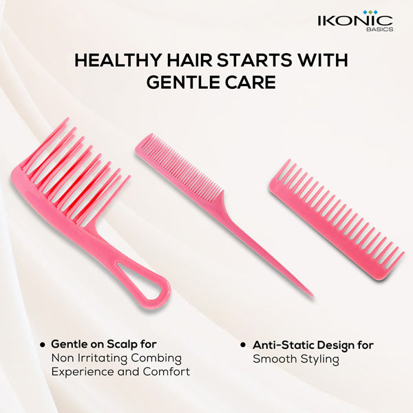 Ikonic Basics 3Pcs Comb Set IKB-702C Buy at Indicrest Image 4