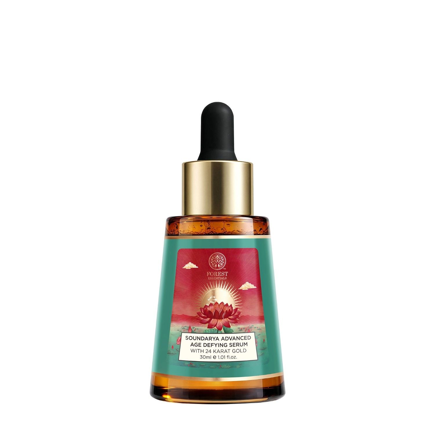 Forest Essentials Soundarya Advanced Age Defying Serum With 24K Gold, 30ml, Buy from Indicrest