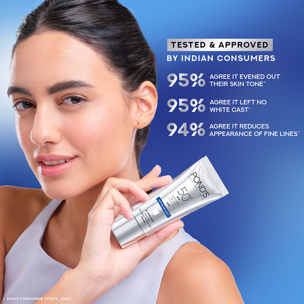 Pond’s Anti-Blue Light Uv Miracle SPF 50 PA ++++ & DPF, 50g Buy at Indicrest Image 7