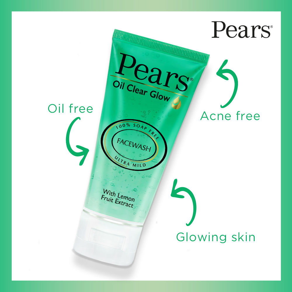 Pears Oil Clear Facewash Ultra Mild pH Balanced with Lemon Flower Extract, 60g Buy at Indicrest Image 3