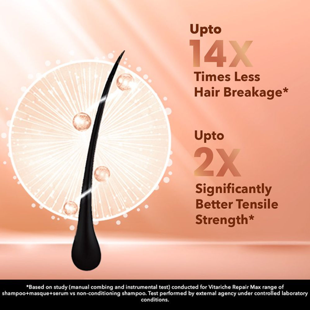 Streax Professional Vitariche Care Repair Max Hair Masque Biovit-A-OX For Healthy Hair, 200g Buy at Indicrest Image 8