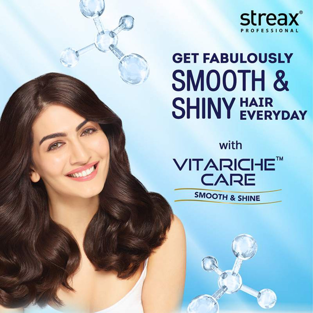 Streax Professional Vitariche Care Smooth & Shine Shampoo For Normal to Dry Hair, 300ml Buy at Indicrest Image 2
