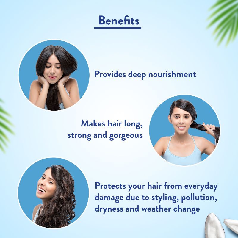 Parachute Advansed Gold Coconut Hair Oil With Vitamin-E For Long, Strong & Gorgeous Hair, 400ml Buy at Indicrest Image 2