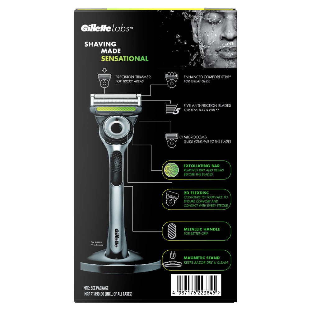 Gillette Labs Shaving Razor For Men, 1 piece Buy at Indicrest Image 11