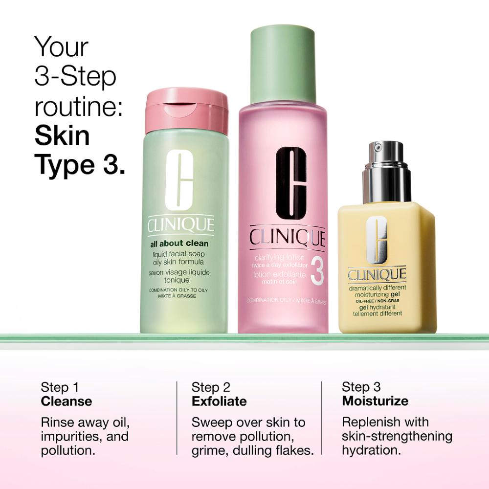 Clinique Dramatically Different Moisturizing Lotion+ Face Moisturizer with Pump for Skin Repair, 125ml