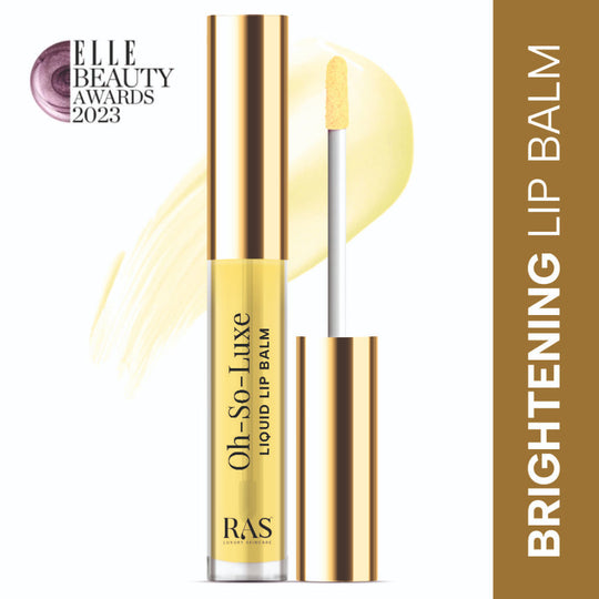 RAS Luxury Oils Oh So Luxe Liquid Lip Balm - Pale Yellow, 3.2ml, Buy from Indicrest