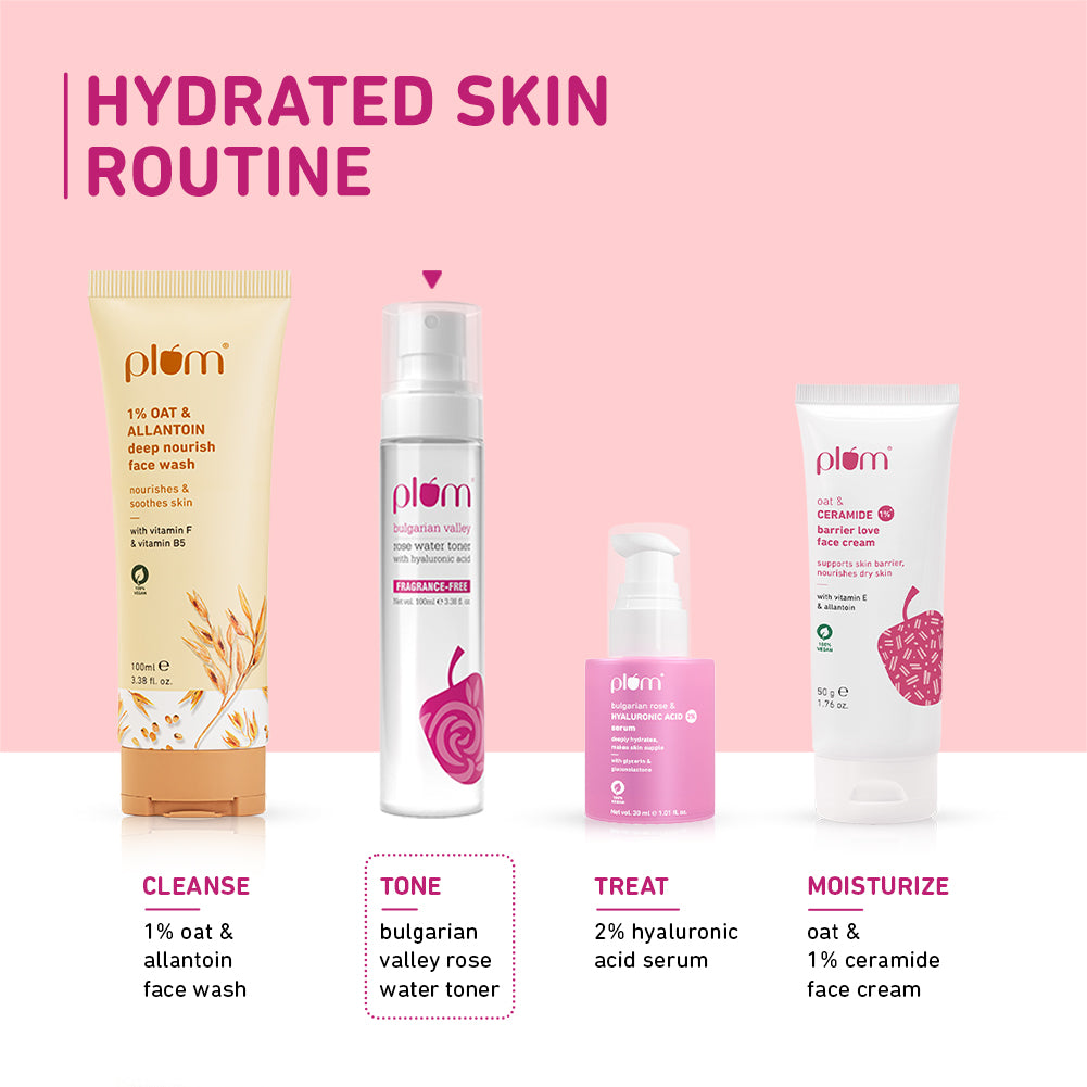Plum Bulgarian Valley Rose Water Toner for tighter pores | Alcohol-Free Toner | Instantly Hydrates | Soothes & Calms Skin | Tightens Pores | Dermat-Tested, 100ml Buy at Indicrest Image 14