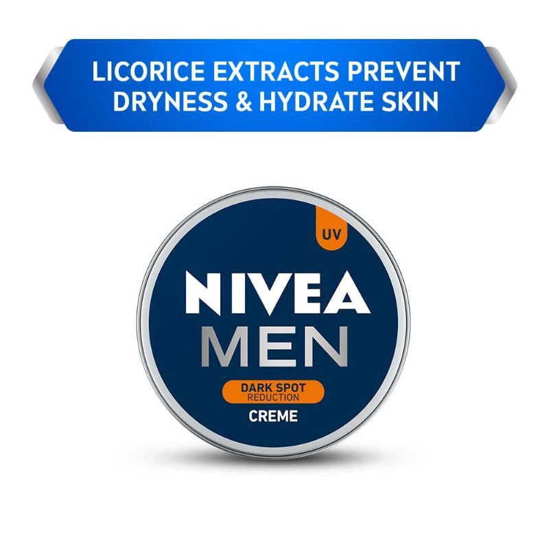 Nivea MEN Creme, Dark Spot Reduction, Non Greasy Moisturizer, Cream with UV Protect, 75ml Buy at Indicrest Image 2