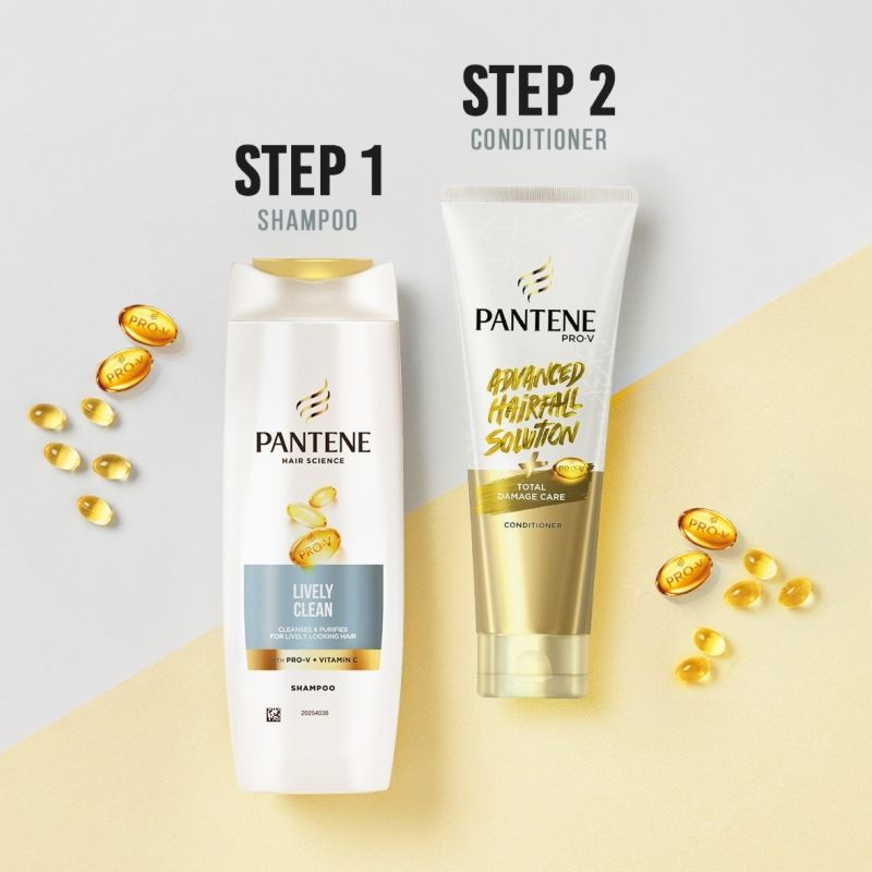 Pantene Advanced Hair Care Solution Lively Clean Shampoo, 200ml Buy at Indicrest Image 5