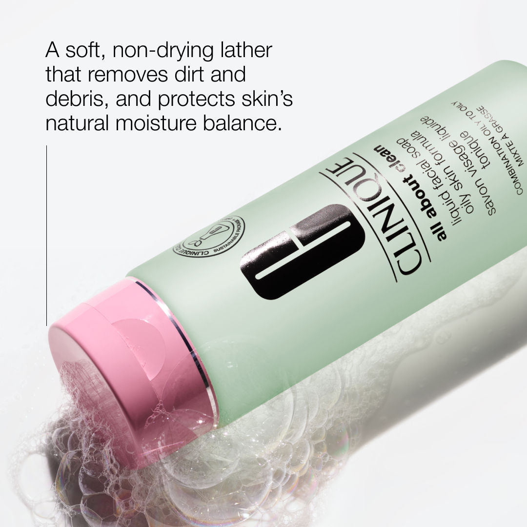 Clinique Liquid Facial Soap Oily Skin - Combination Oily To Oily Facewash, 30ml
