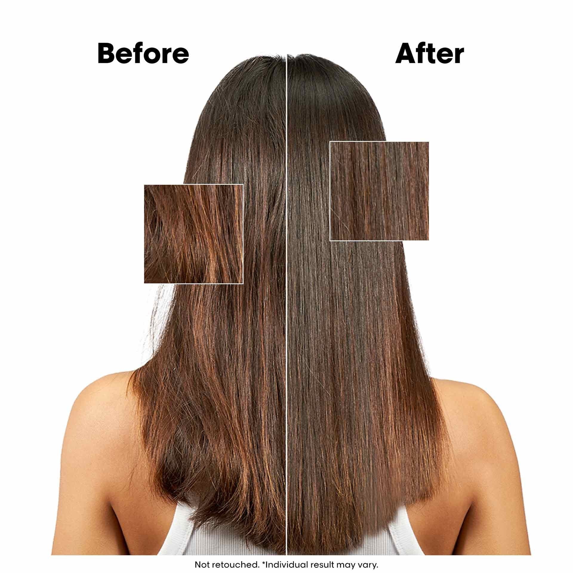 Anti-frizz masque for rebonded hair