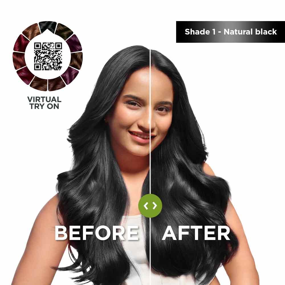 Applying Garnier hair color at home