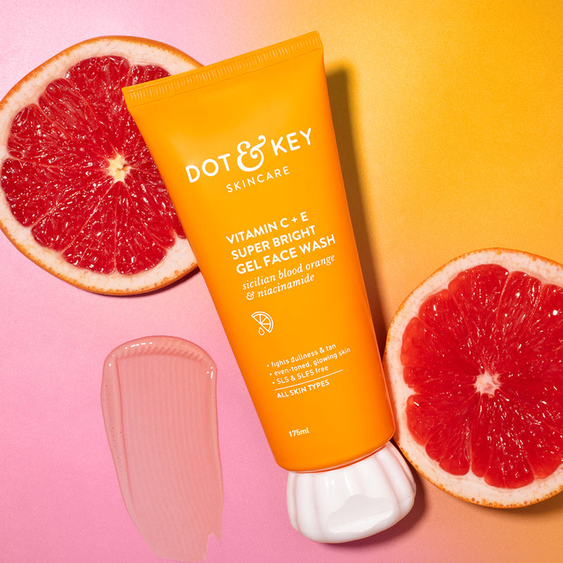 Dot & Key Vitamin C + E Gel Face Wash for Glowing Skin, 175ml Buy at Indicrest