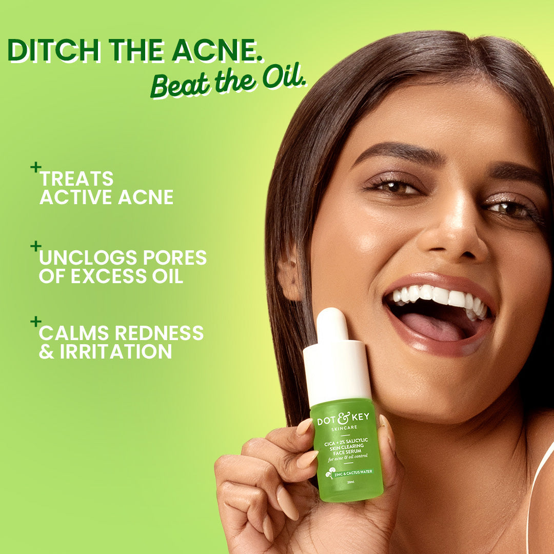 Dot & Key Cica + 2% Salicylic Acid Serum for Acne, 30ml Buy at Indicrest Image 6