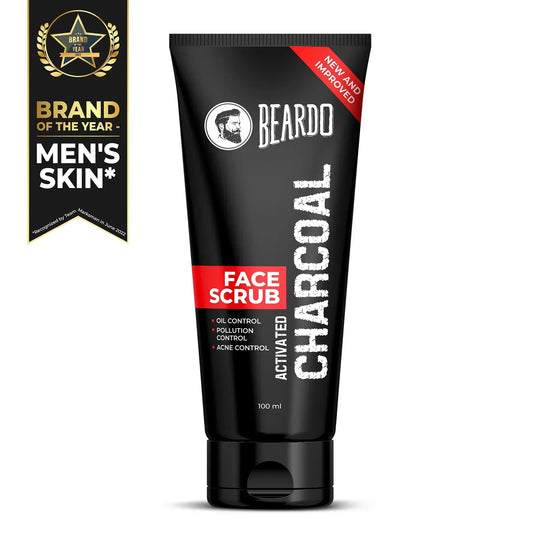 BEARDO ACTIVATED CHARCAOL FACE SCRUB 100G - Indicrest Buy at Indicrest