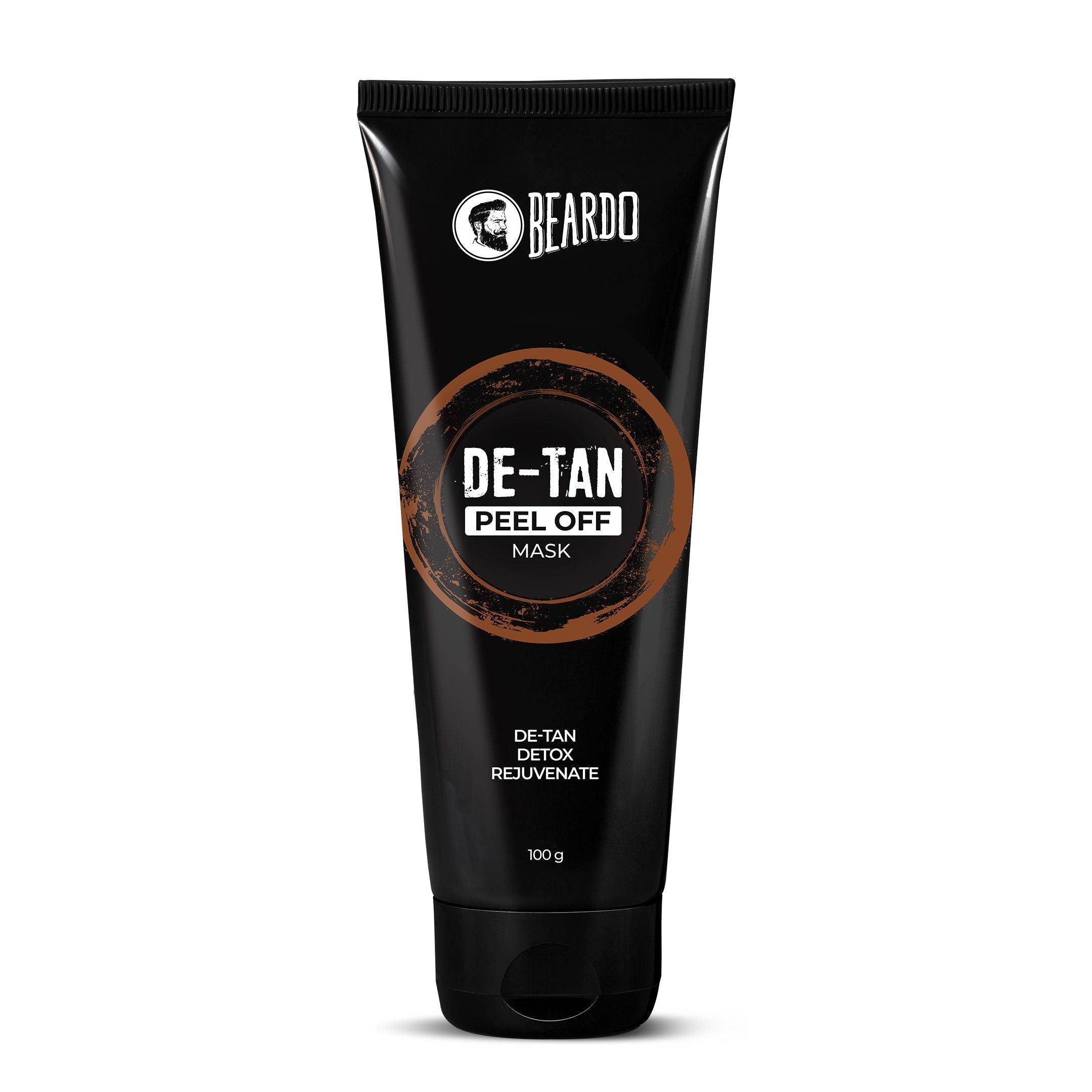 Beardo De‑Tan Peel‑Off Mask 100 g tube front view Buy at Indicrest