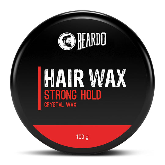 Beardo Hair Wax Strong Hold Crystal Gel Wax 100g Front View Buy at Indicrest