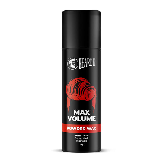 Beardo Max Volume Powder Wax 10g – Front View Buy at Indicrest