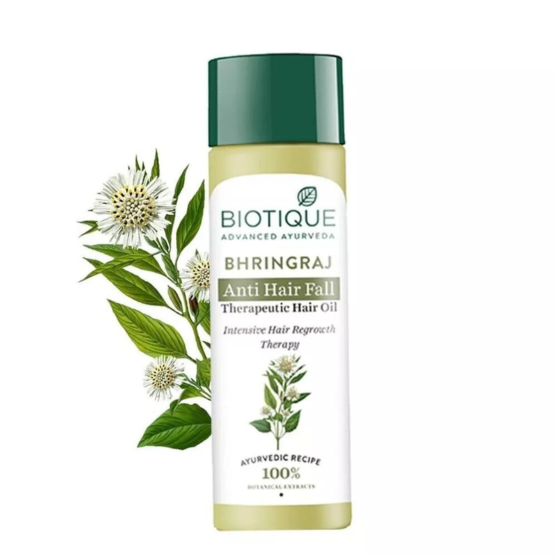 Biotique Bhringraj Anti HF Therapetc Oil 200ml - Indicrest Buy at Indicrest