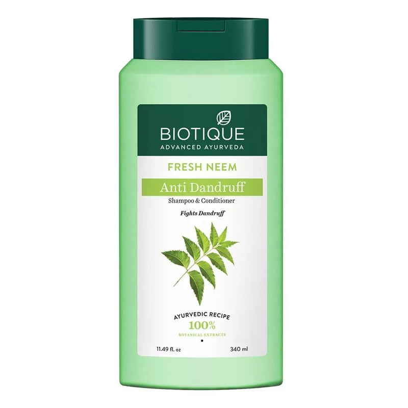 Biotique Fresh Neem A-D Shmp With Cndtnr 340ml - Indicrest Buy at Indicrest