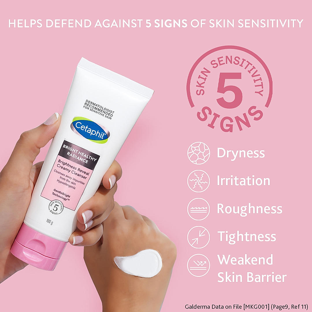 Cetaphil Bright Healthy Radiance Reveal Creamy Cleanser- (100ml)3