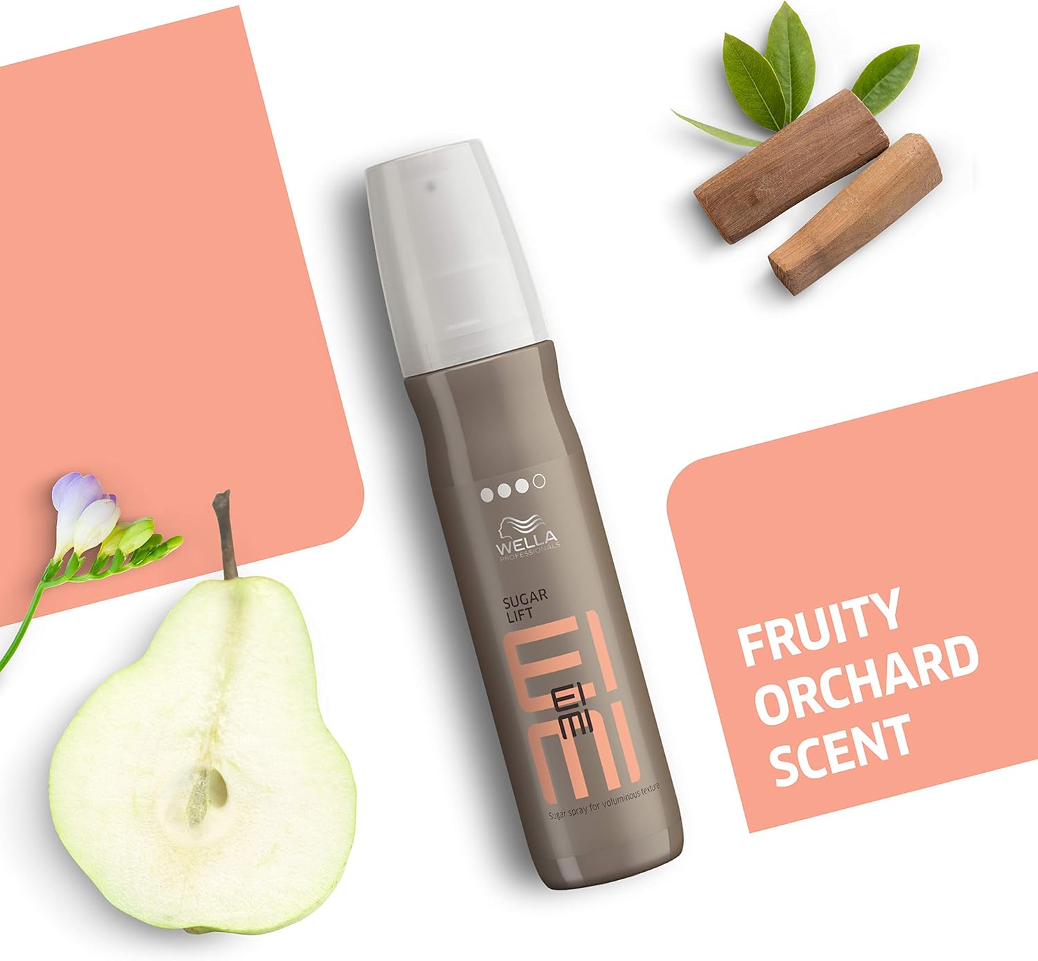 Close-up of Wella EIMI Sugar Lift spray nozzle