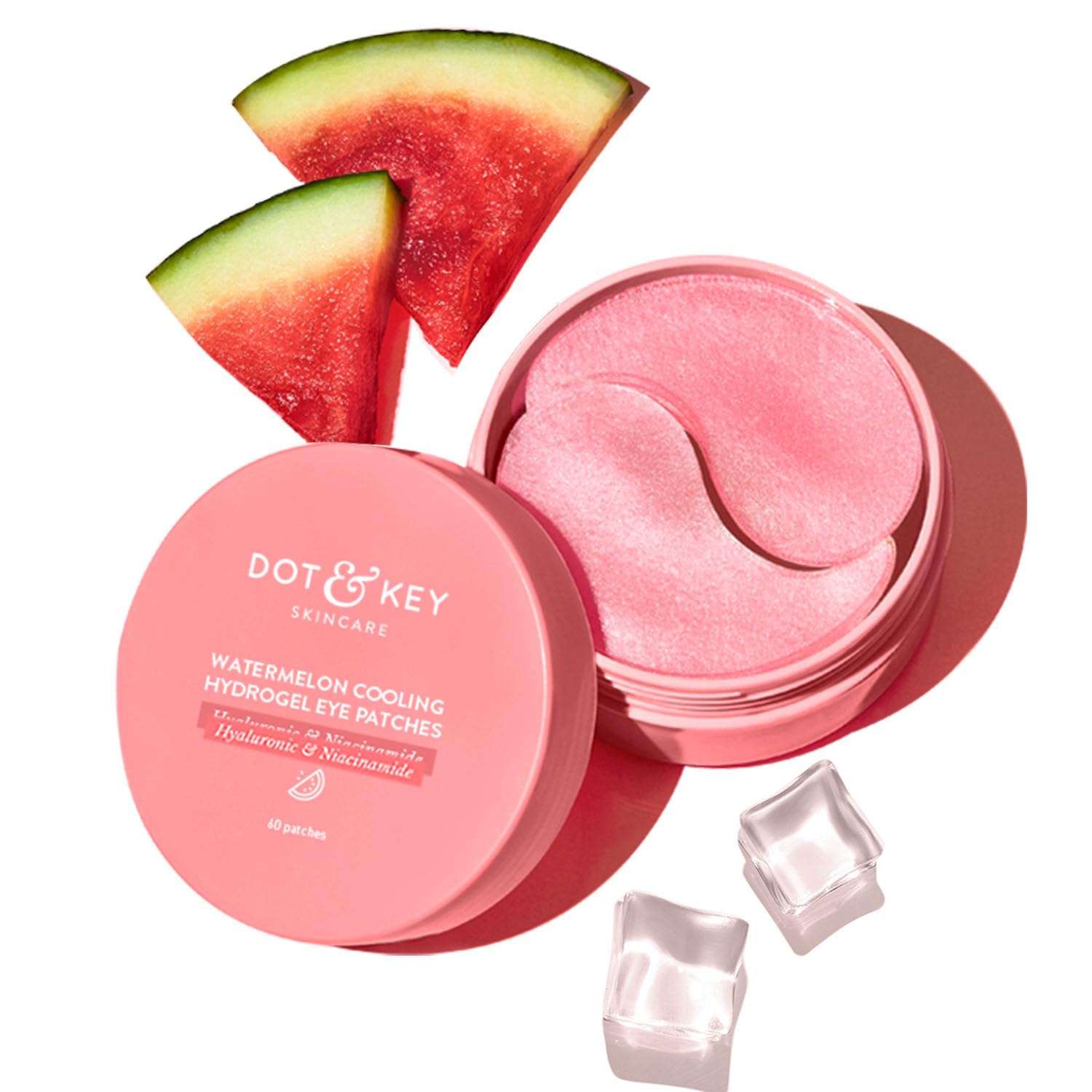 Dot & Key Watermelon Cooling Under Eye Patches, 60 pcs - Indicrest