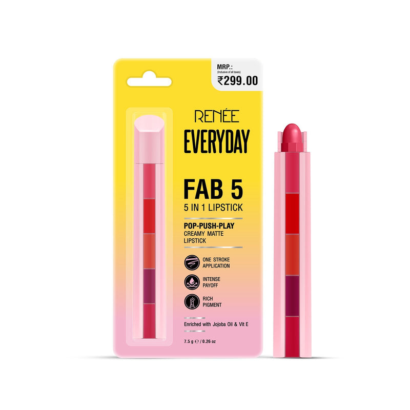 RENEE Everyday Fab 5 5-in-1 Matte Lipstick Buy at Indicrest