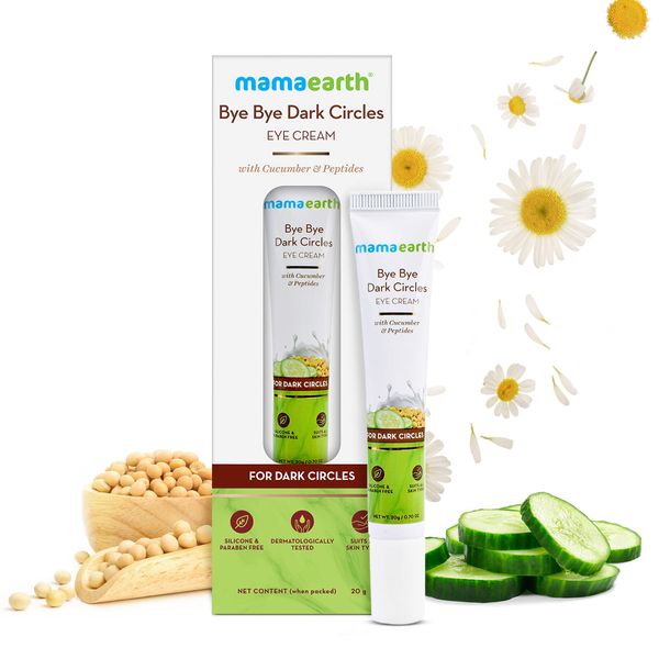 Eye Cream for Dark Circles with Cucumber and Peptides