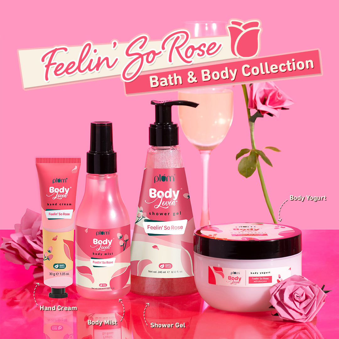 Plum Feelin' So Rose Hand Cream by Plum Body Lovin' | Ultra Moisturizing With Shea Butter | Fresh Rose Fragrance With A Musky Twist | Non-Greasy & Lightweight, 30g Buy at Indicrest Image 8