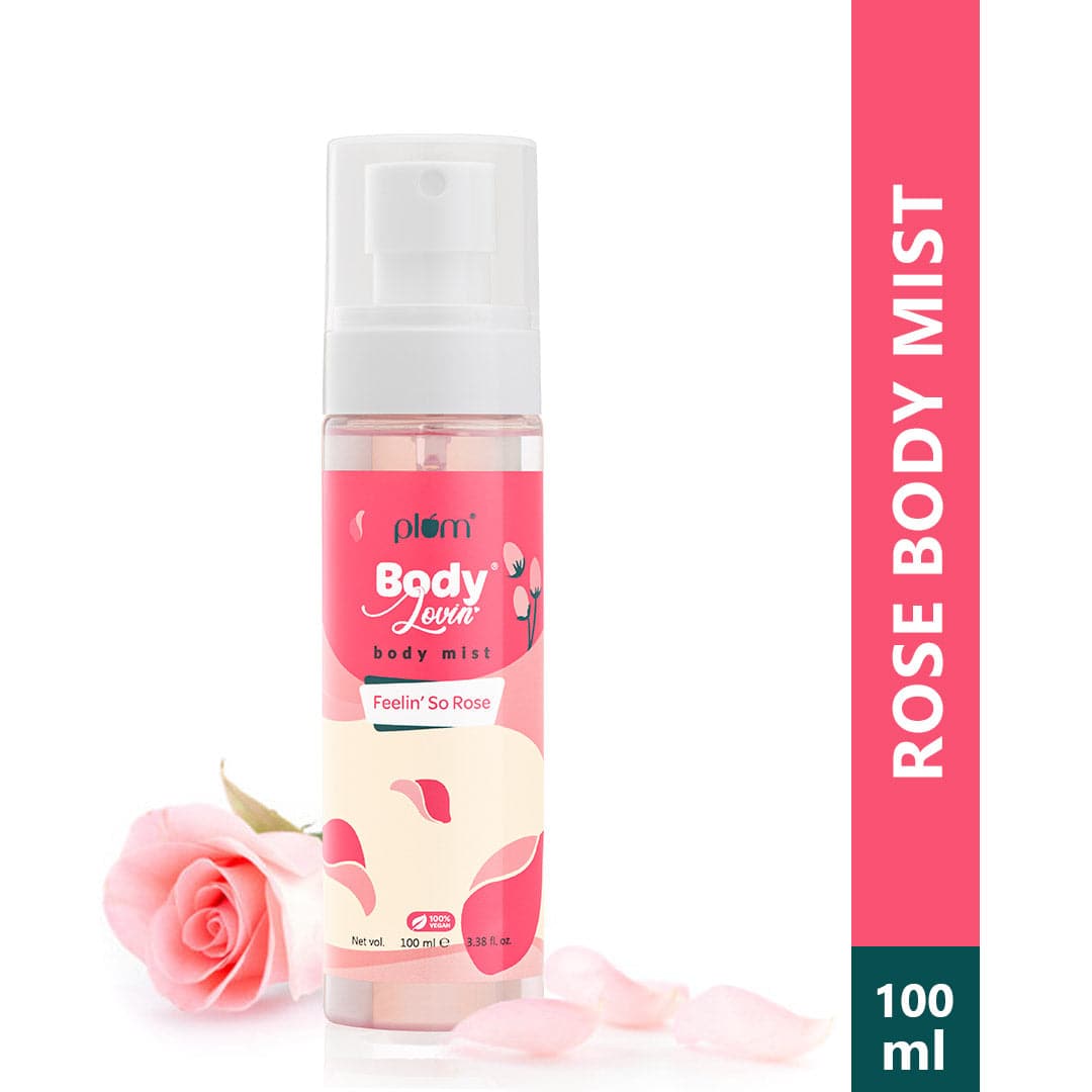 Plum Feelin' So Rose Body Mist by Plum BodyLovin' | Long Lasting | Travel-Friendly | Musky Rose Fragrance | Perfume Body Spray, 150ml Buy at Indicrest Image 12