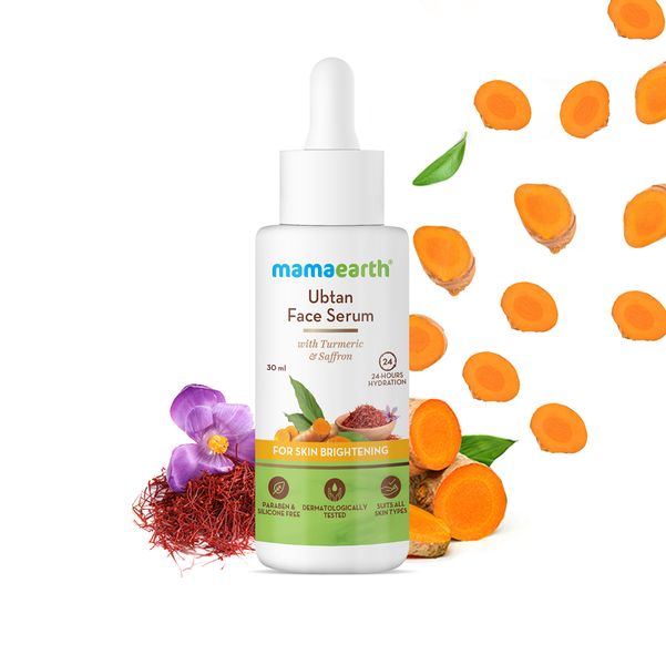 Face Serum with Turmeric and Saffron for Brightening