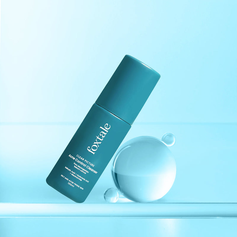 Foxtale Acne Control Cleanser With Salicylic Acid Controls Oil Production and Kills Acne-Causing Bacteria, 100ml Buy at Indicrest