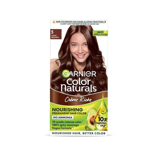 Garnier Color Naturals Hair Colour Shade 5 Light Brown Pack Buy at Indicrest