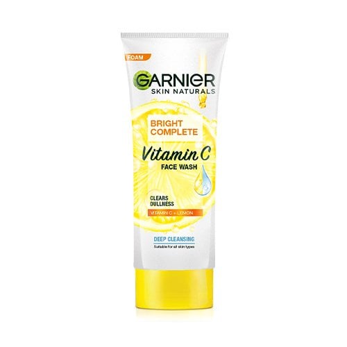 Garnier Bright Complete Facewash 150g front view Buy at Indicrest