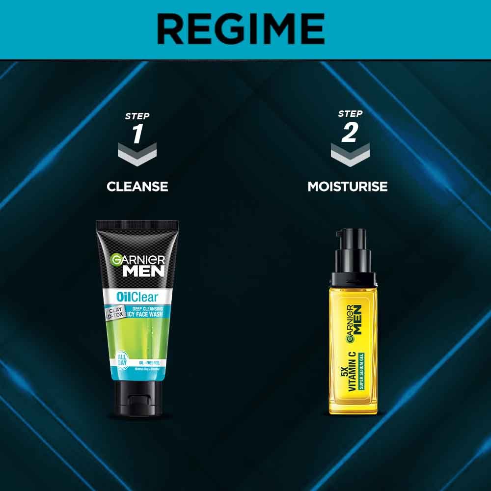 Garnier D-Tox clay facewash texture close-up