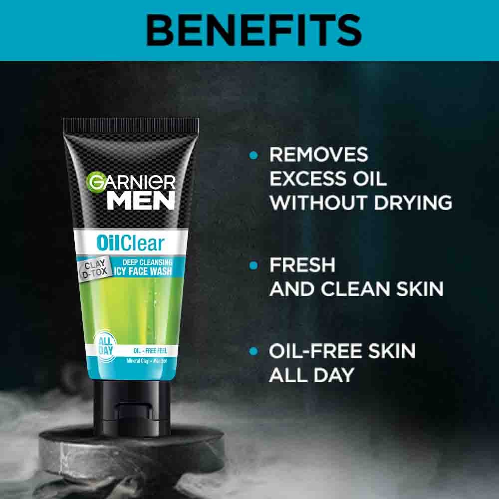 Garnier Men Oil Clear product on white background