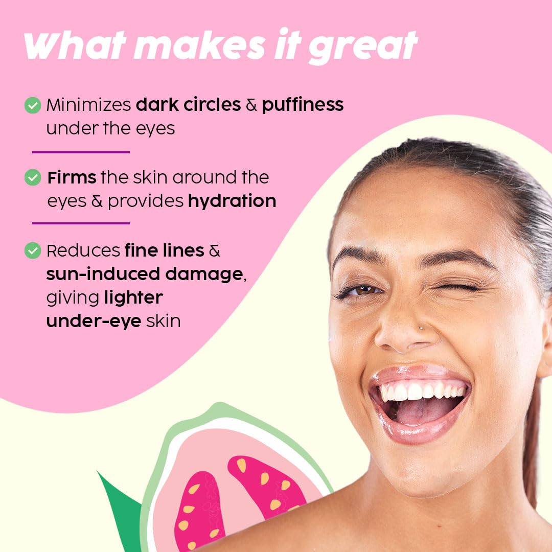 Plix Guava Under Eye Gel for Reducing Dark Circles With 3% Niacinamide, 15g Buy at Indicrest Image 3